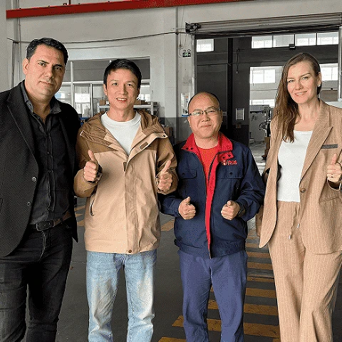 Turkish Customers Visit Haifei Factory For Inspection Turkish Customers Visit Haifei Factory For Inspection