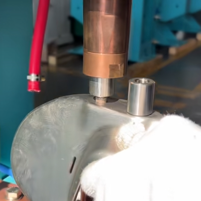 Welding stainless steel and convex ring nuts